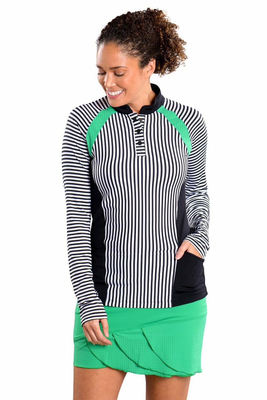 Tops SwingDish | Abby Stripe Long Sleeve Top