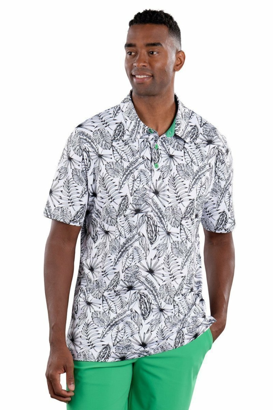 Men's Apparel SwingDish | Fabian Printed Polo