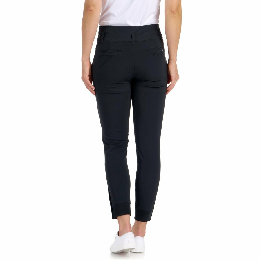 Bottoms SwingDish | Ariana Slim Black Jogger