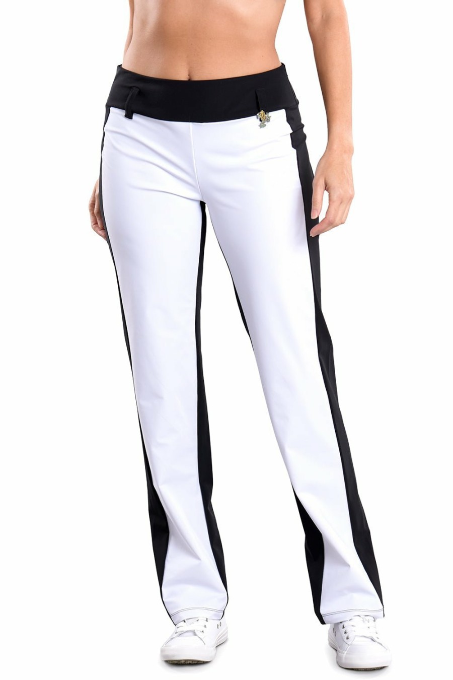 Bottoms SwingDish | Marcia White And Black Pant