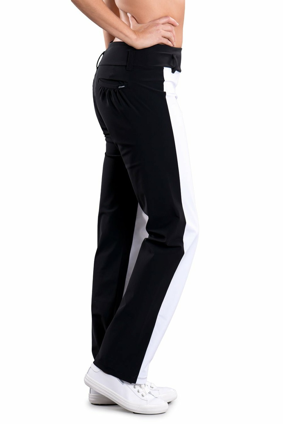 Bottoms SwingDish | Marcia White And Black Pant