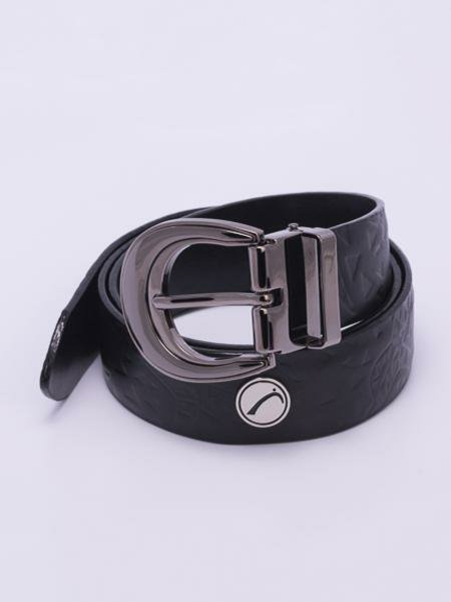 Accessories SwingDish | Black Leather Belt