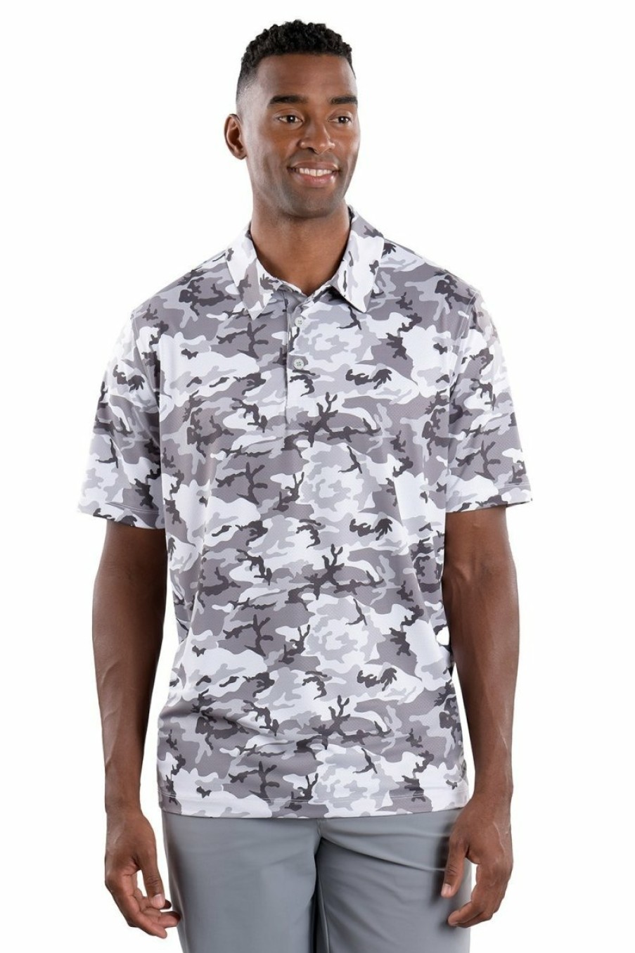 Men's Apparel SwingDish | Toby Camo Print Polo