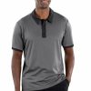 Men's Apparel SwingDish | Sam Black Textured Polo