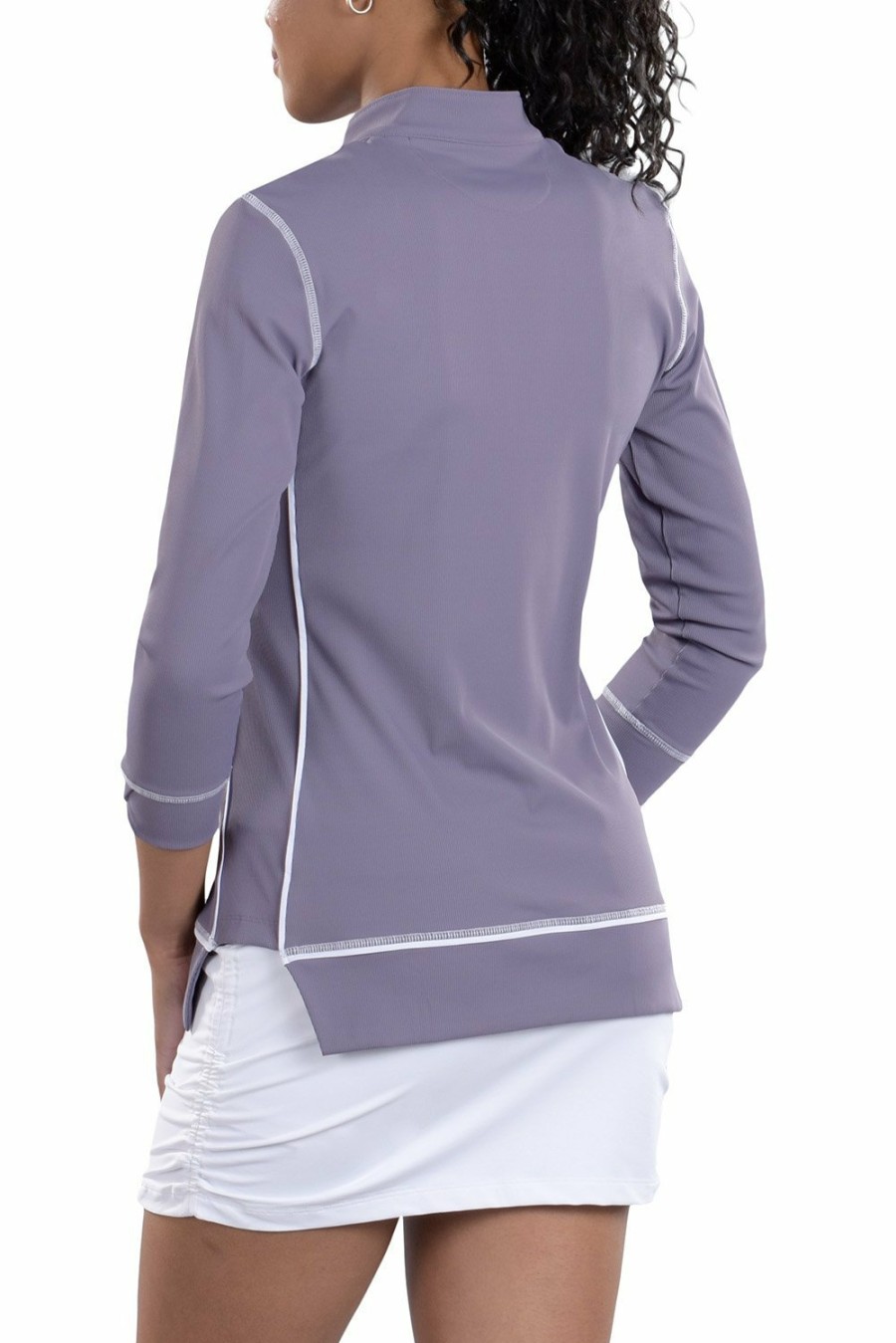 Tops SwingDish | Haley 3/4 Sleeve Top In Secret