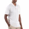 Men's Apparel SwingDish | Toby Polo White/Tan Stripe - Comfort Fit