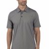 Men's Apparel SwingDish | Toby Legend Black Polo - Athletic Fit