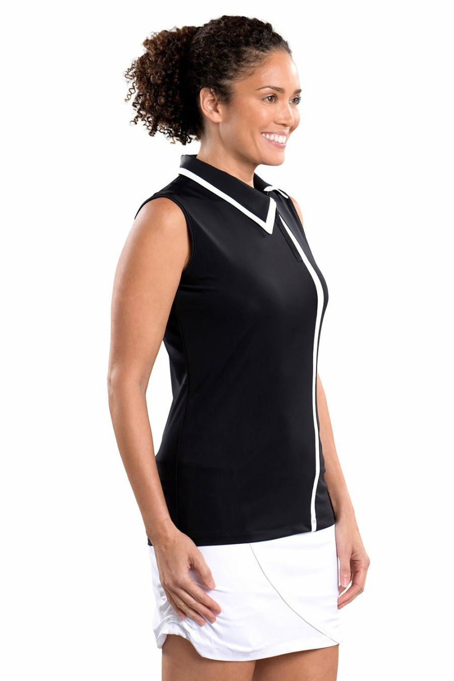 Tops SwingDish | Kelly Sleeveless Top In Black