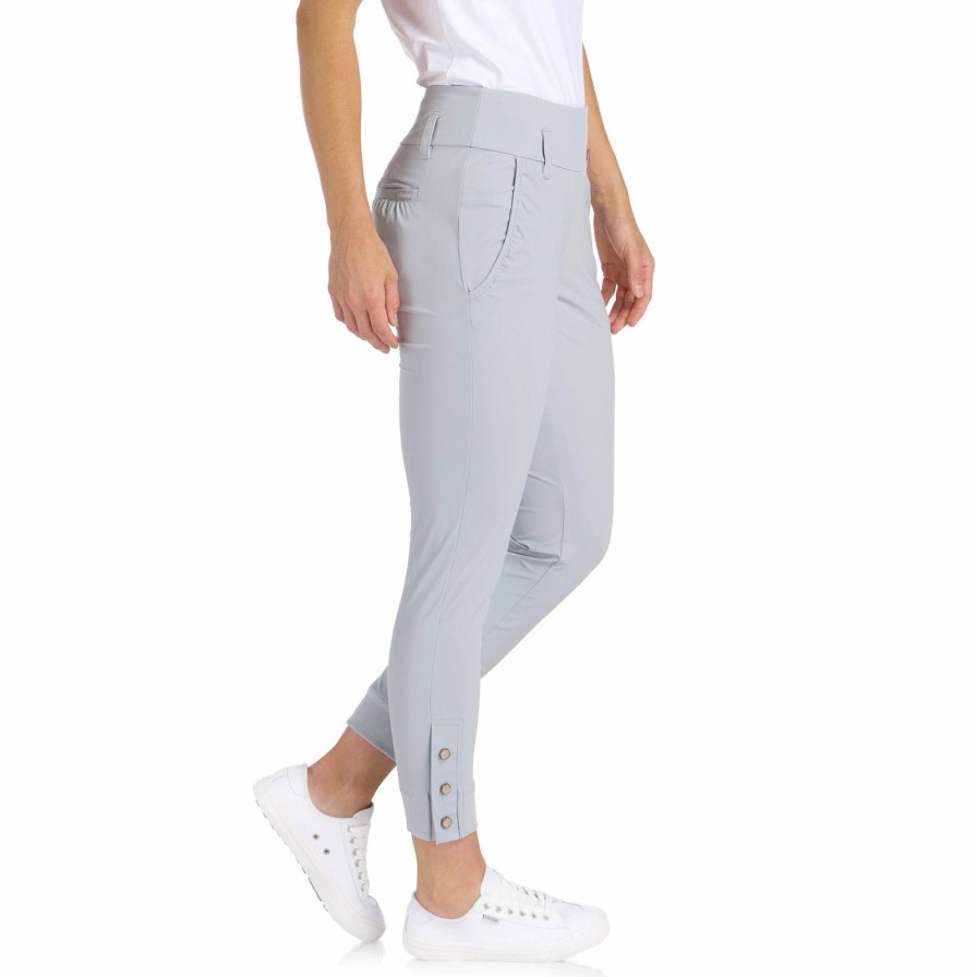 Bottoms SwingDish | Ariana Slim Grey Jogger