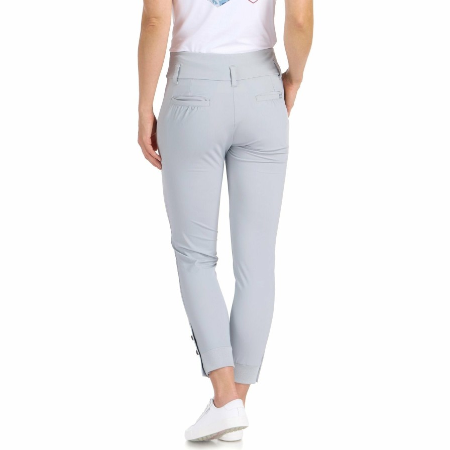 Bottoms SwingDish | Ariana Slim Grey Jogger