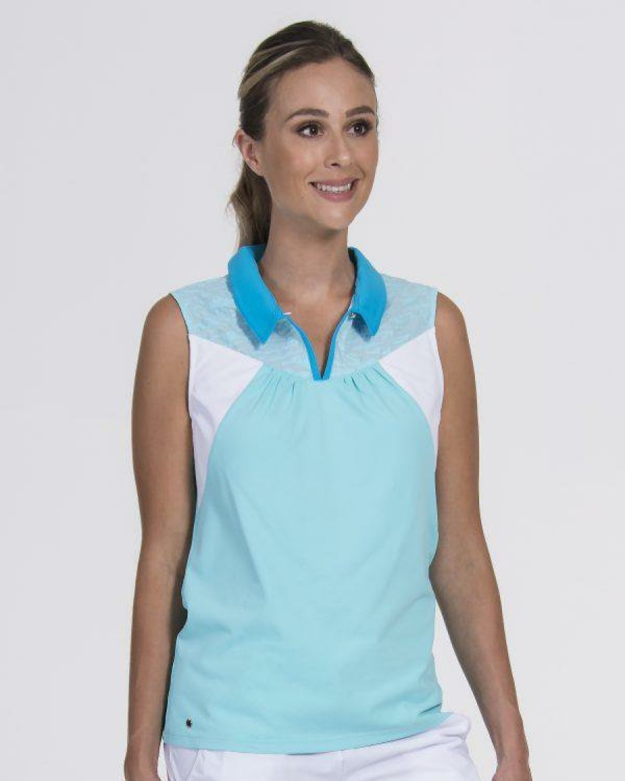 Tops SwingDish | Resort Sleeveless Polo