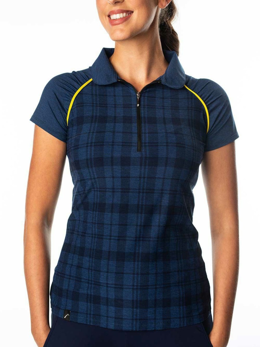 Tops SwingDish | Grace Plaid Polo