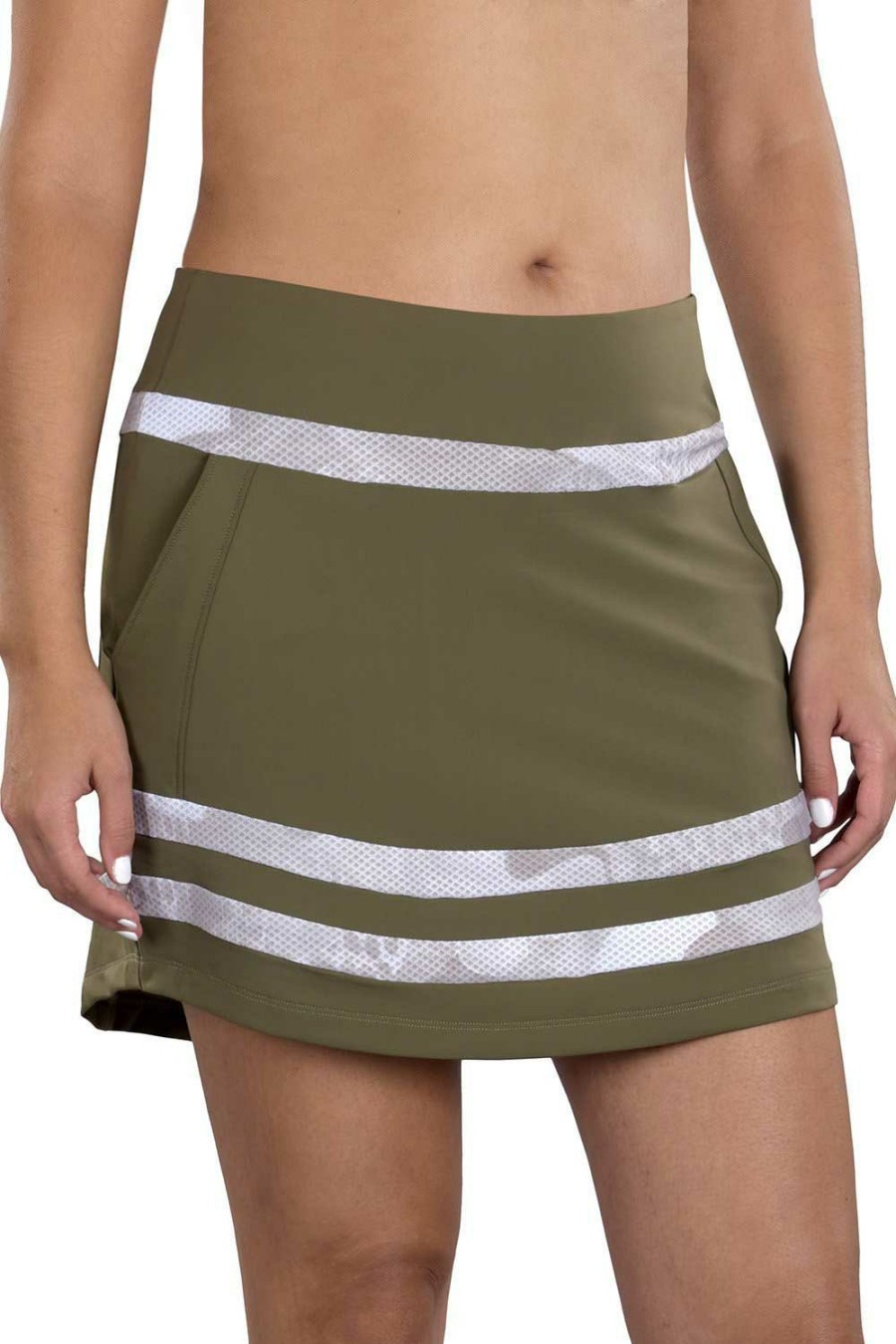 Bottoms SwingDish | Olive Kaki Skirt