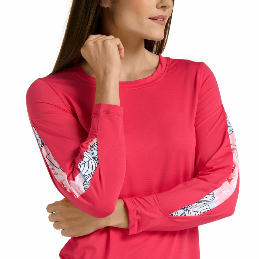 Tops SwingDish | Faye Rosy Long Sleeve Top