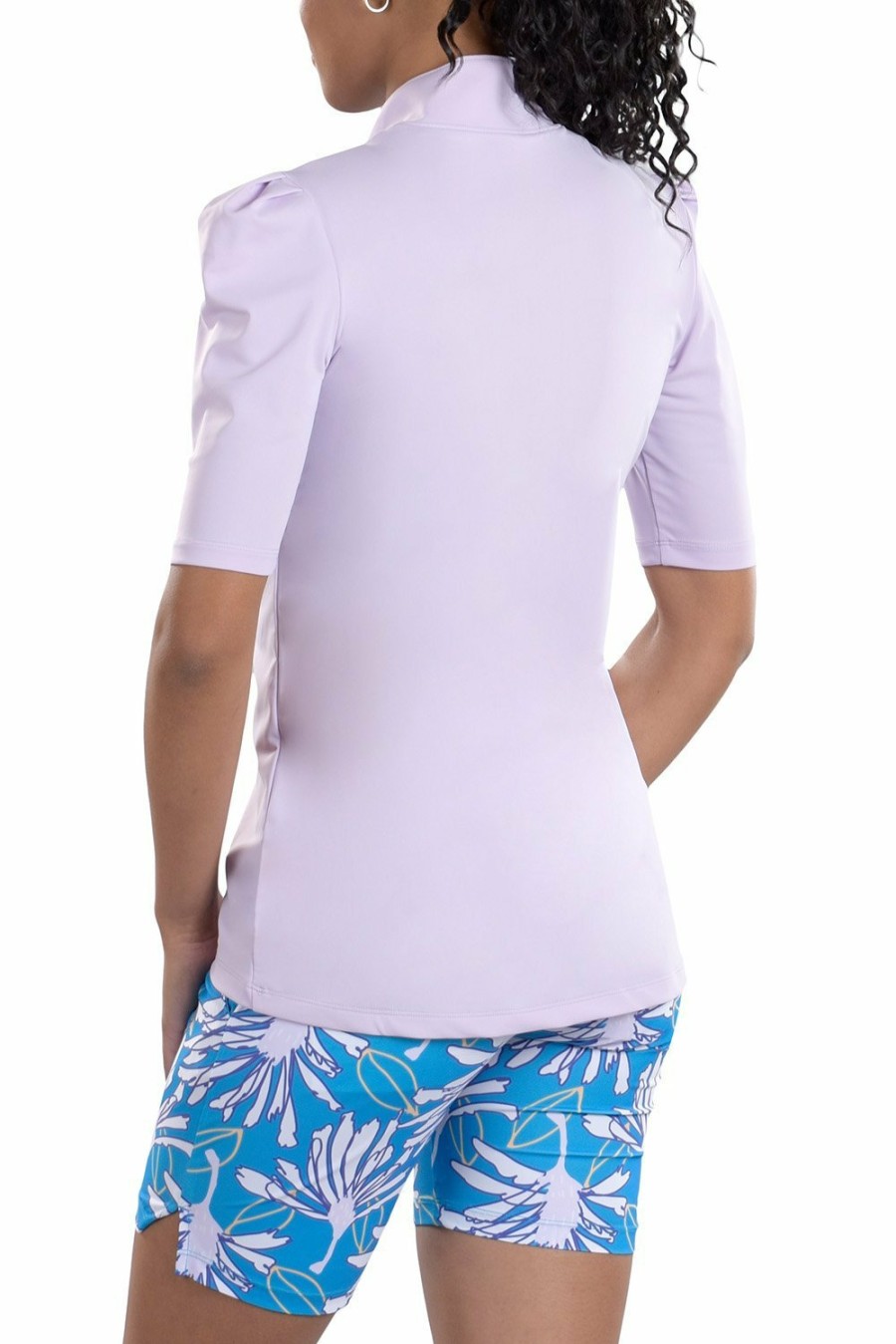 Tops SwingDish | Kali Lilac Mid Sleeve Top