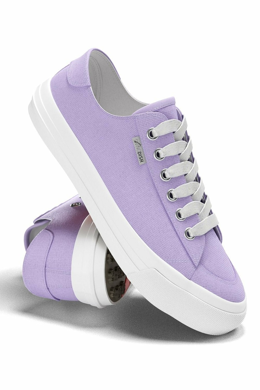 Shoes SwingDish | Spikeless Lilac Canvas Traveler Shoe